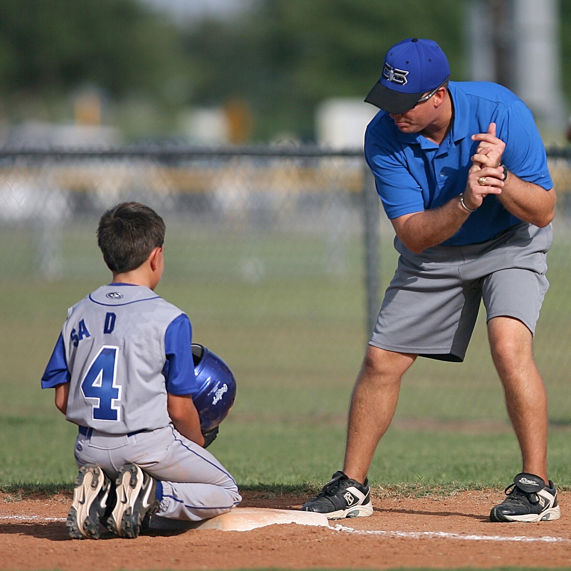 Coach and athlete reviewing data